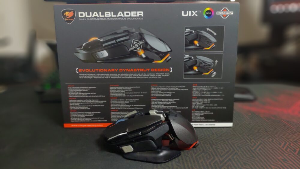 【COUGAR DUALBLADER Fastest review in Japan】Both regular and gaming mice can be customized!